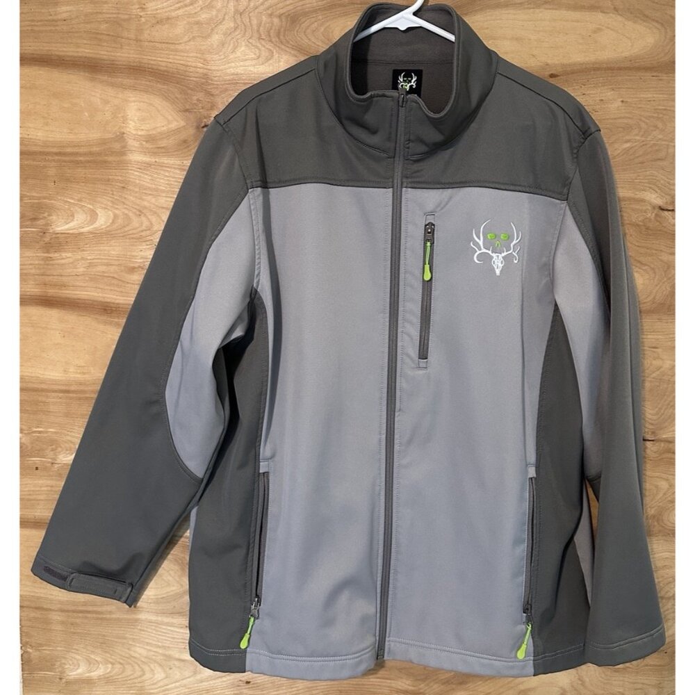Bone Collector Softshell Jacket Gravel Mens XL Gorpcore Outdoors Hiking Coat